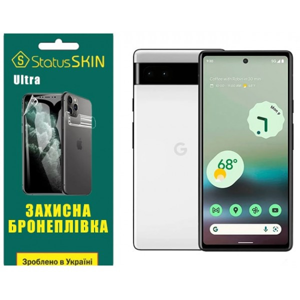 Поліуретанова плівка StatusSKIN Ultra на екран Google Pixel 6a Глянцева (Код товару:32404) Харків - зображення 2