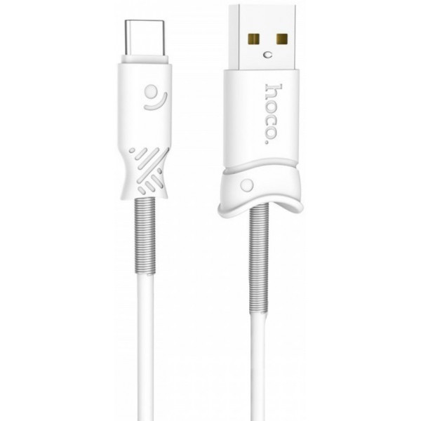 Кабель Hoco X24 Pisces USB to Type-C 1m White (Код товару:34040) Харьков - изображение 1