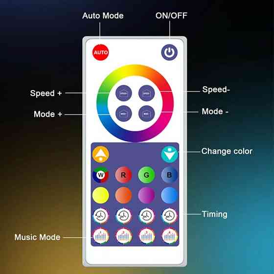 Уценка Настольная LED лампа RGB Intelligent circular atmosphere light Bluetooth USB with app Херсон