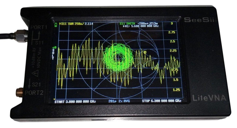 Антенна Yagi 3900-4150/5050-5450/5600-6300 МГц, 16 dBi, до 25 Вт, кабель 1,5 м, RP SMA-male (10989) Дніпро - зображення 5