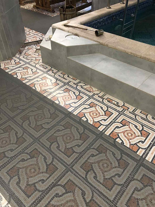 Рулонное противоскользящее покрытие для бассейнов - дорожка СОТА 1,2 х 15 м.п. серого цвета Київ - зображення 9