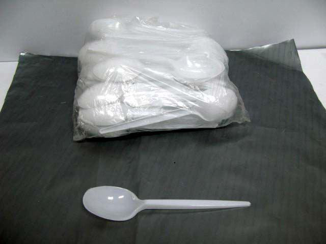 Одноразовые ложки белые, 100 шт\пач Харьков - изображение 1