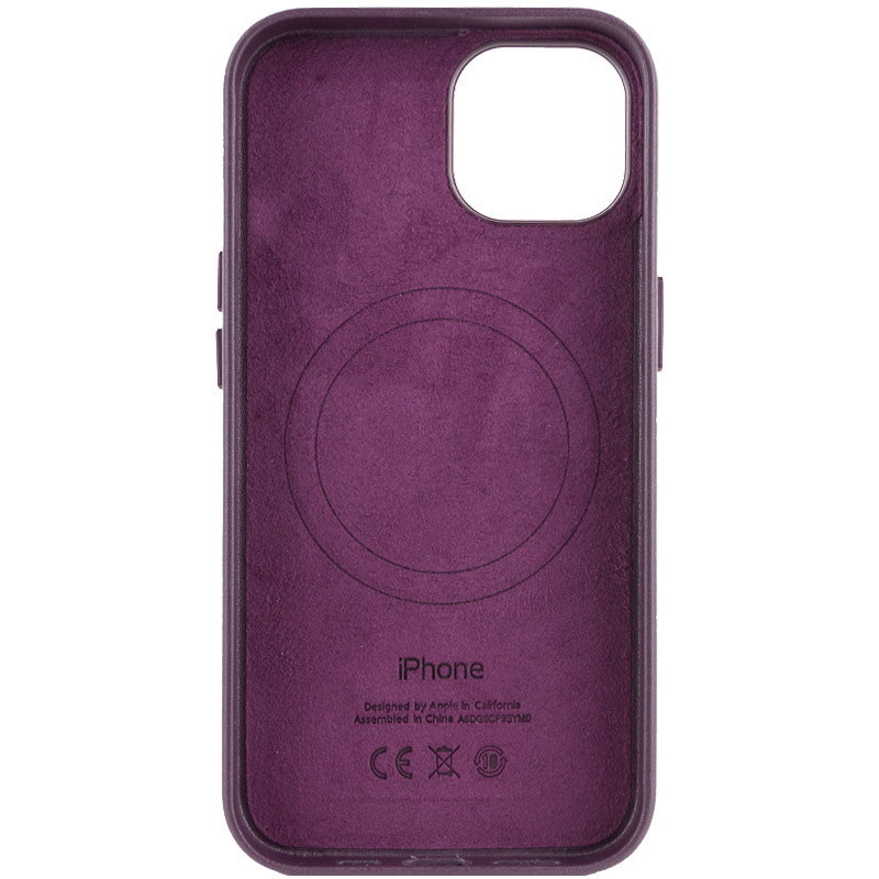 Кожаный чехол Leather Case (AA Plus) with Magnetic Fit для Apple iPhone 14 (6.1") Херсон - изображение 2