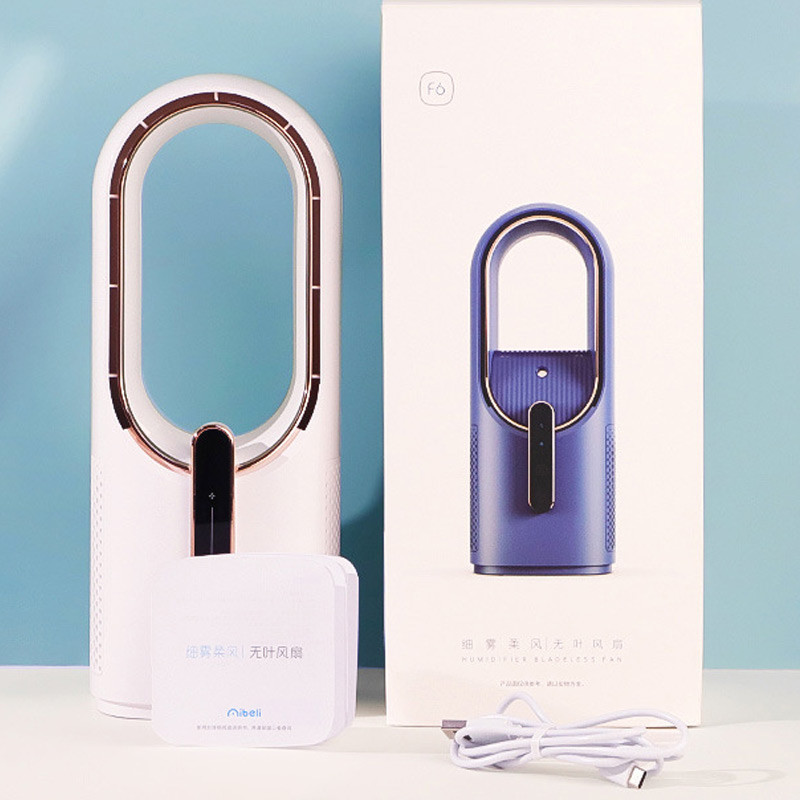 Настольный вентилятор F6 2in1 с увлажнителем воздуха 2200mAh Херсон - изображение 6