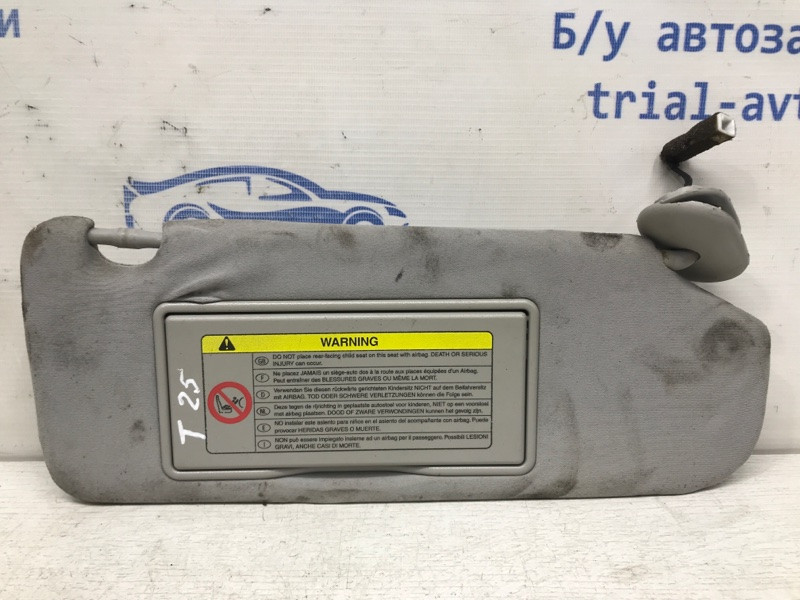 Козырек солнцезащитный правый Toyota Avensis 2002-2010 7431005161B1 (Арт. 31265) Київ - зображення 1
