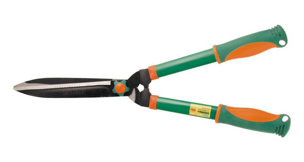Ножницы для стрижки кустарников MASTERTOOL 620 мм прямые тефлоновые лезвия с двухкомпонентными ручка Харків - зображення 1