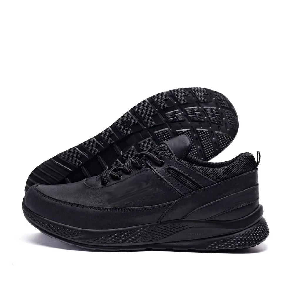 Мужские кожаные кроссовки  Е-series Natural Motion Black Київ - зображення 11