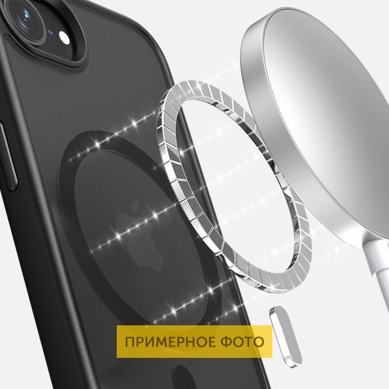 TPU+PC чехол Metal Buttons with MagSafe Colorful для Samsung Galaxy S24 Херсон - изображение 2