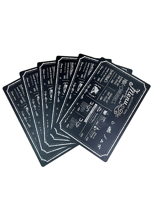 Коврик сервировочный под столовые приборы, 30х45 см, полипропилен, меню, ТМ Мой Дом 01449 Київ - зображення 1