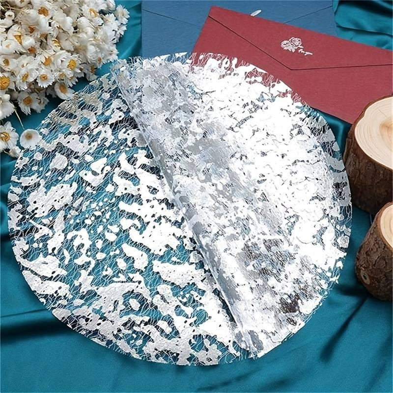 Декоративный подтарельник для сервировки Leeseph 33см 10 шт серебро Одесса - изображение 4