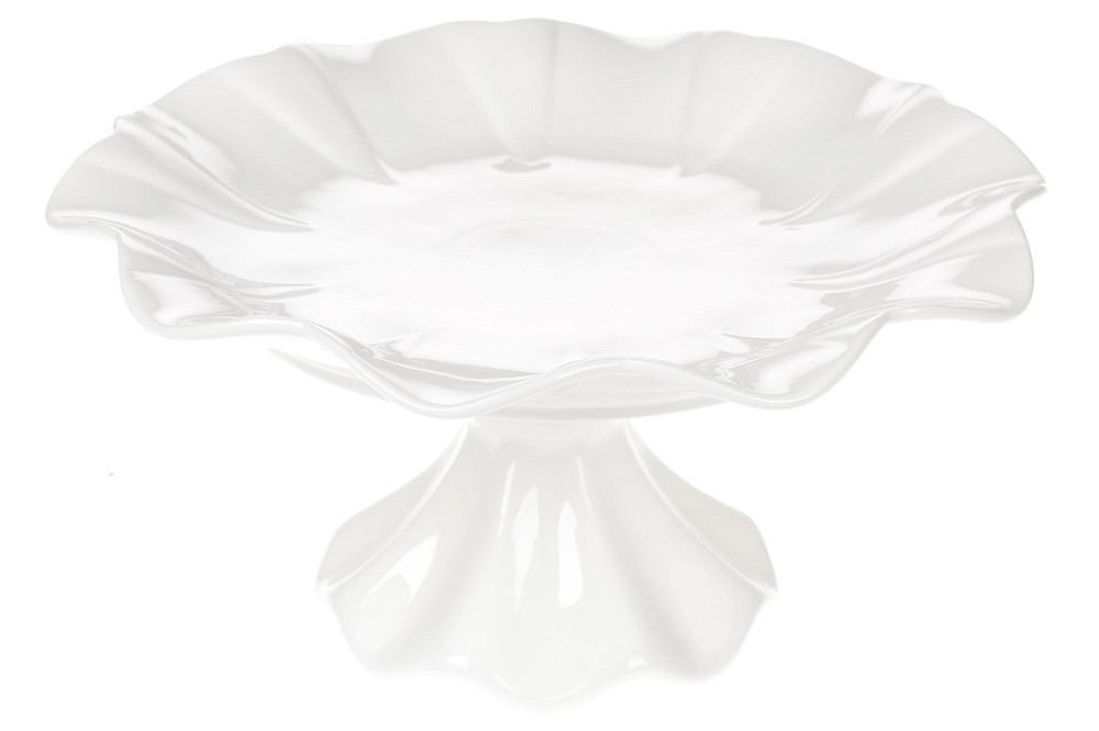 Фруктівниця на ніжці Bona Di Гофре 988-213 25.5 см Київ - зображення 1