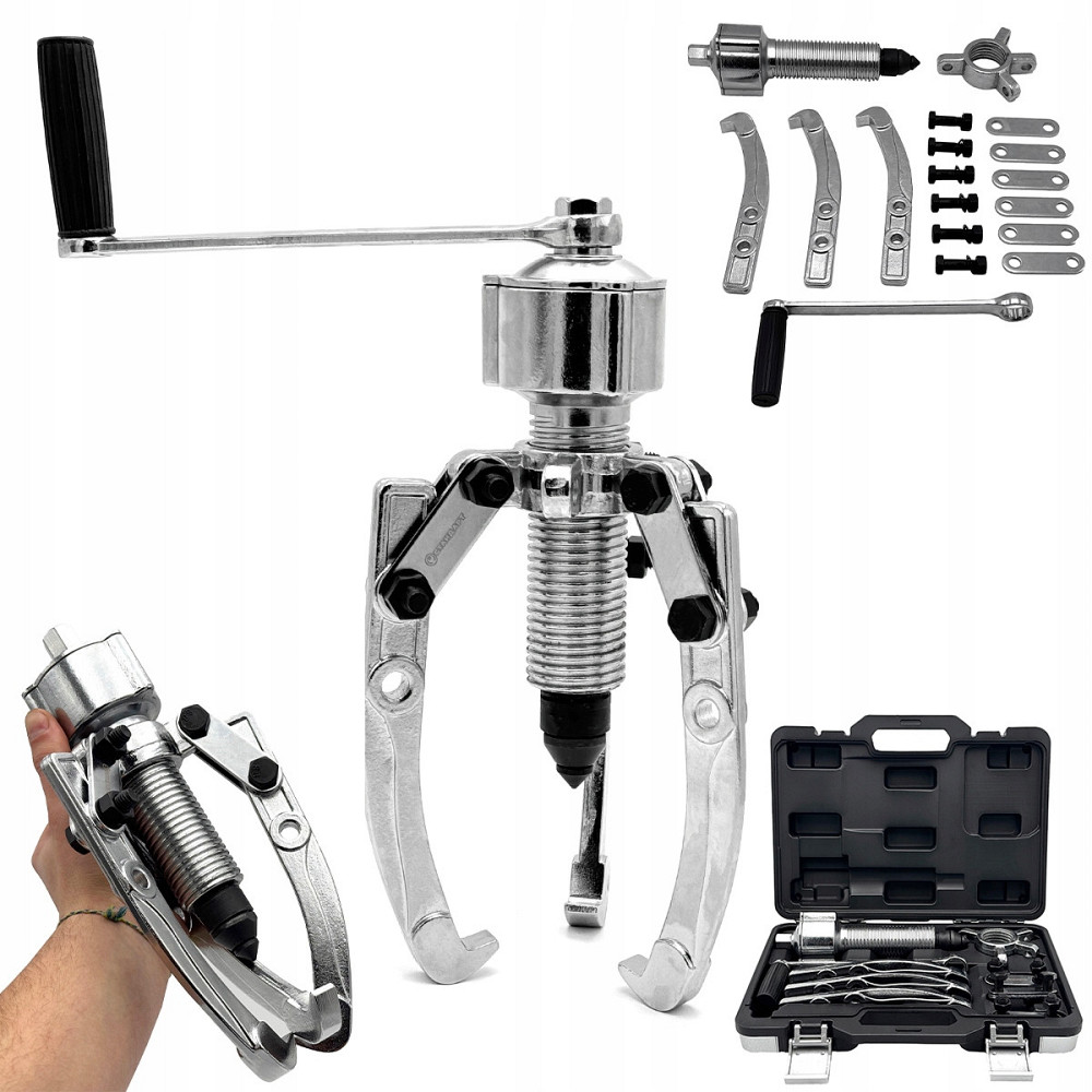Съемник двух-трехзахватный 8" редукторный 5т (75-200мм) СТАНДАРТ SK23L8R5 Харків - зображення 2