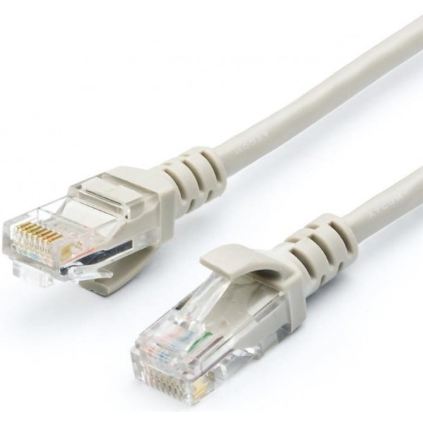 Патч-корд Atcom Geplink UTP Cat.5e 26AWG 0.5 м Сірий (GL8050) (Код товару:13394) Харків - зображення 2