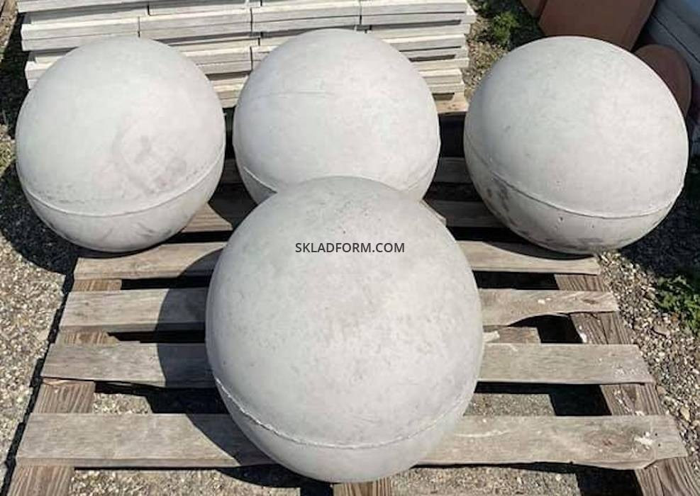 Формы для бетонного антипарковочного Шара Ø 80 см Днепр - изображение 2