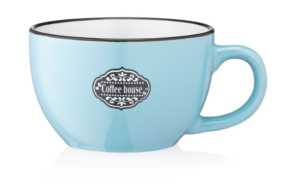 Чашка Ardesto Floerino AR-3485-BL 480 мл блакитна Киев - изображение 1