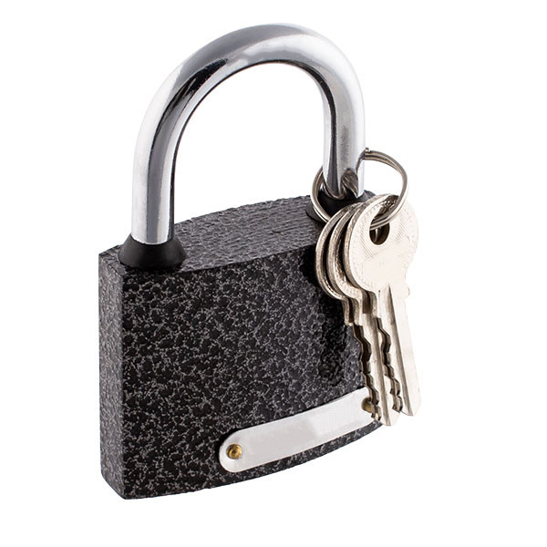 Замок навесной FZB серый тяжелый 50 мм Вінниця - зображення 1