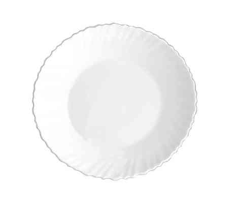 Тарілка обідня Vittora Wave Blanco V-220W 22 см Киев