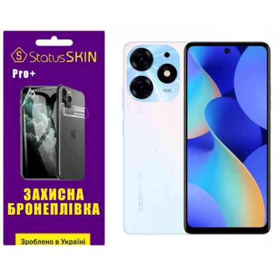 Поліуретанова плівка StatusSKIN Pro+ на екран Tecno Spark 10 Pro Глянцева (Код товару:31120) Харьков