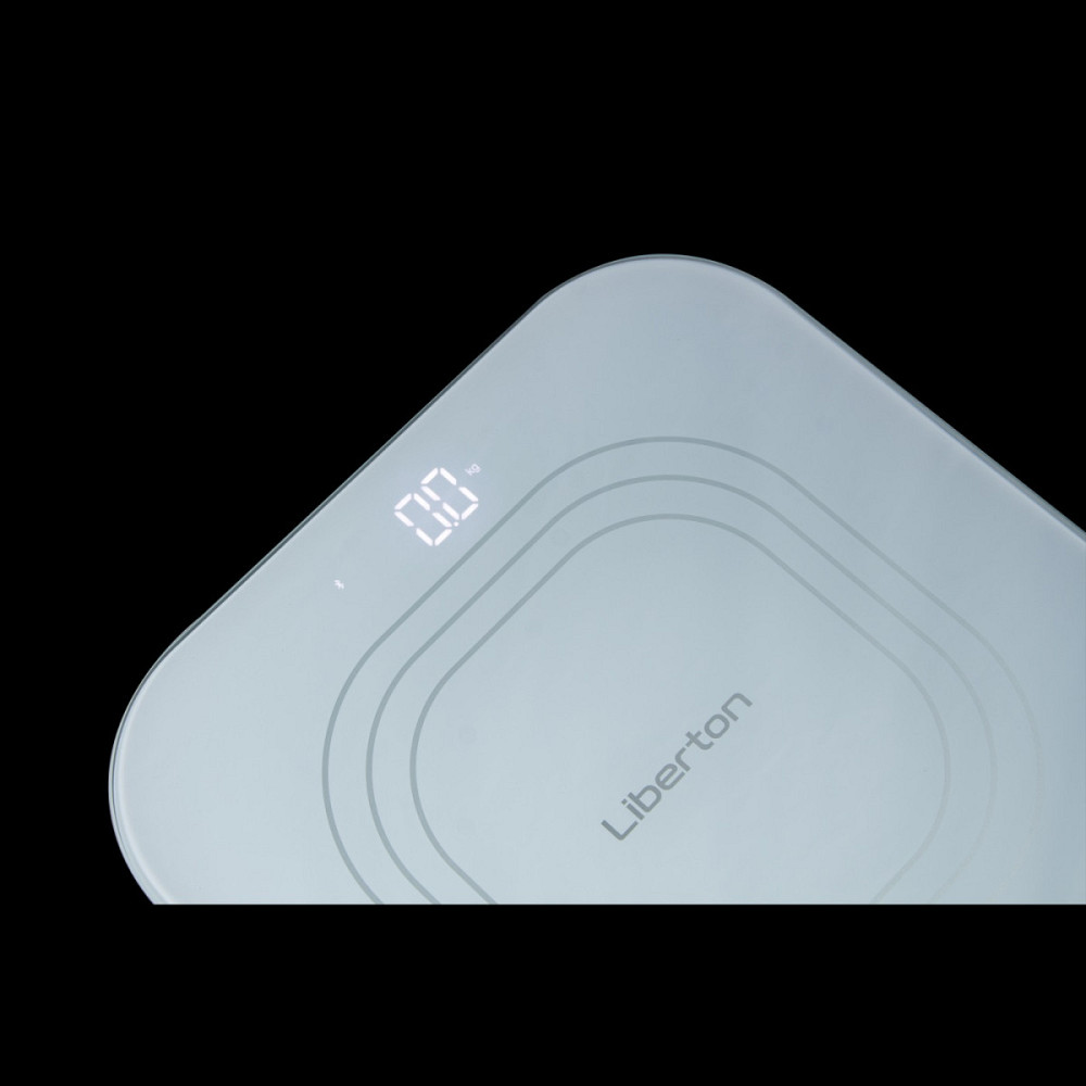 Весы напольные электронные Liberton Smart LBS-0814 180 кг белые Киев - изображение 5