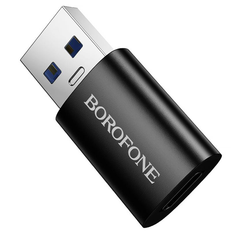 Переходник Borofone BV26B USB Male to Type-C Female USB3.0 Херсон - изображение 4