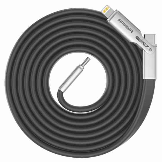 Дата кабель Amaya ACD-325X 2in1 Type-C to Lightning/Type-C 240W (1.2m) Херсон
