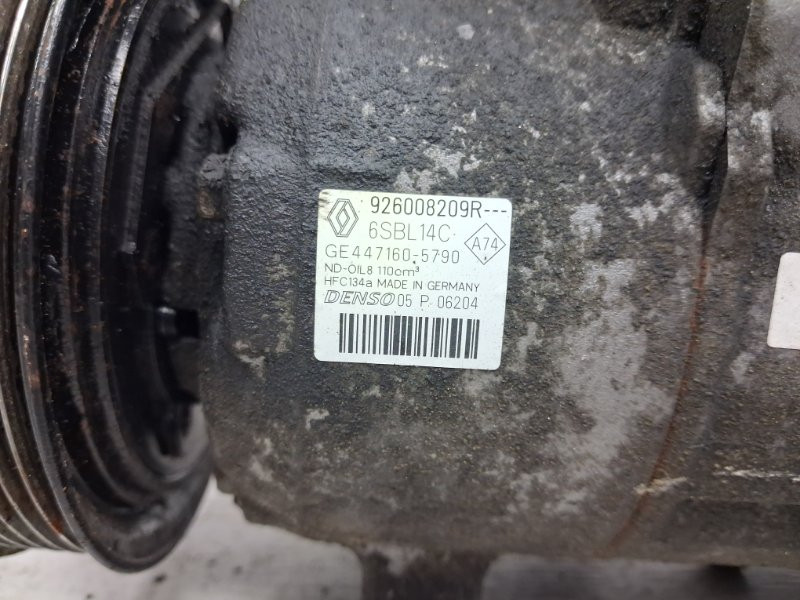 Компрессор кондиционера Renault Megane 3 1.5 DIESEL K9K 2008 (б/у) Киев - изображение 5