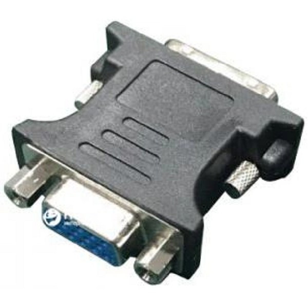 Адаптер Cablexpert DVI A 24+5 pin - VGA 15 pin (M/F) Black (A-DVI-VGA-BK) (Код товару:29617) Харків - зображення 1