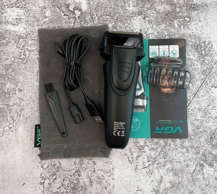 Электробритва VGR V 333 5 Вт черный Киев - изображение 6