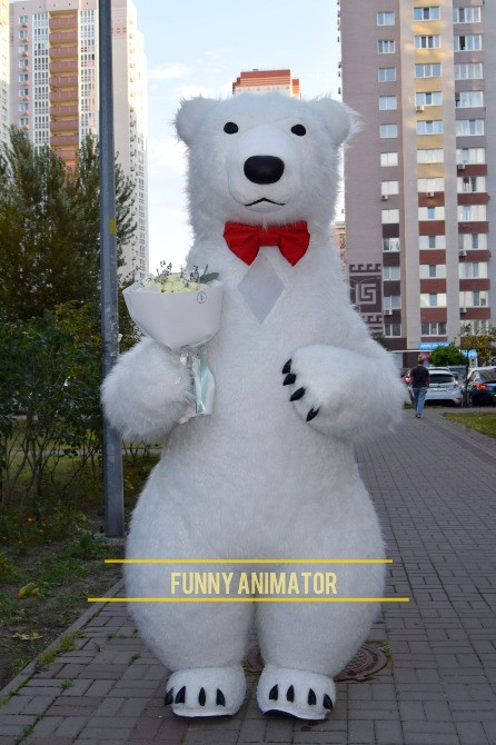 Веселі привітання, аніматори на ваше свято. Білий ведмідь, Ведмедик Тедді, Панда, Пес Патрон, Зайка. Київ - зображення 2