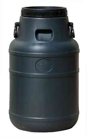 Бидон непищевой 50 л Черный Київ