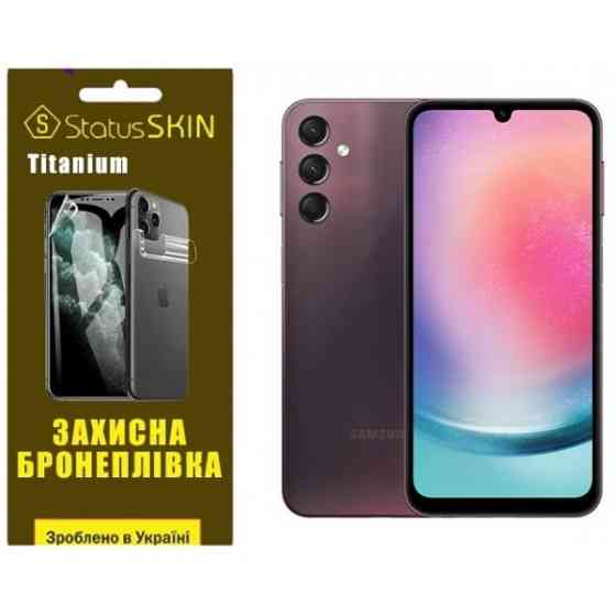 Поліуретанова плівка StatusSKIN Titanium на екран Samsung A24 A245 Глянцева Харків