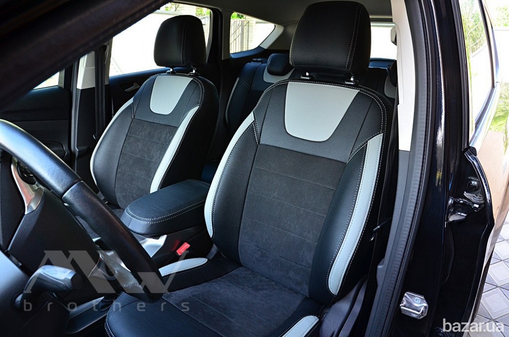 Представляем качественные чехлы Leather Style на Ford Харків - зображення 2