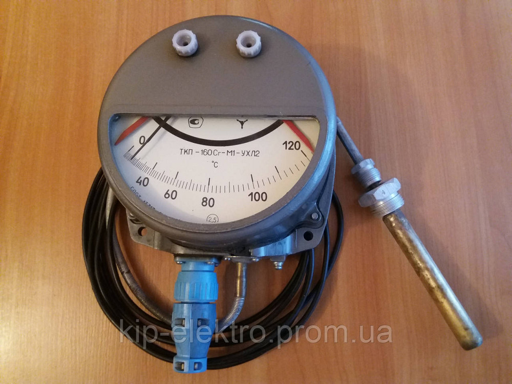Термометр манометрический ТКП-160Сг-М1 (ТКП-160Сг-М1-УХЛ2, ТКП160Сг-М1, ТКП 160Сг-М1, ТКП-160Сг, ТКП Киев - изображение 1
