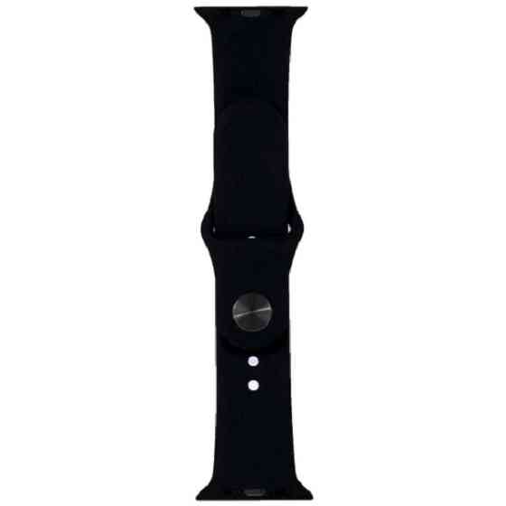 DM Ремінець Silicone для Apple Watch 38/40/41 mm Black (Код товару:29446) Харків