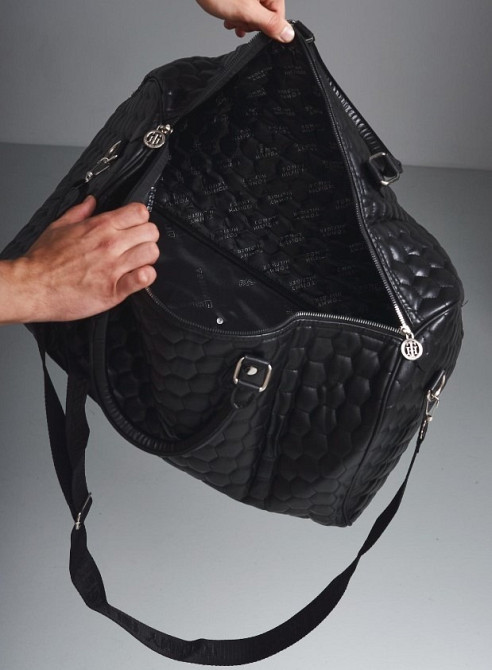 сумка дорожная большая брендовая Tommy Hilfiger чорна дорожня сумка РМ34 Одеса - зображення 3