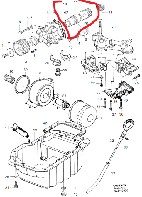 Volvo 3287747, Промвал Рено 19, дв. F2N, F3N, оригінал Volvo 3244837 Вінниця - зображення 2