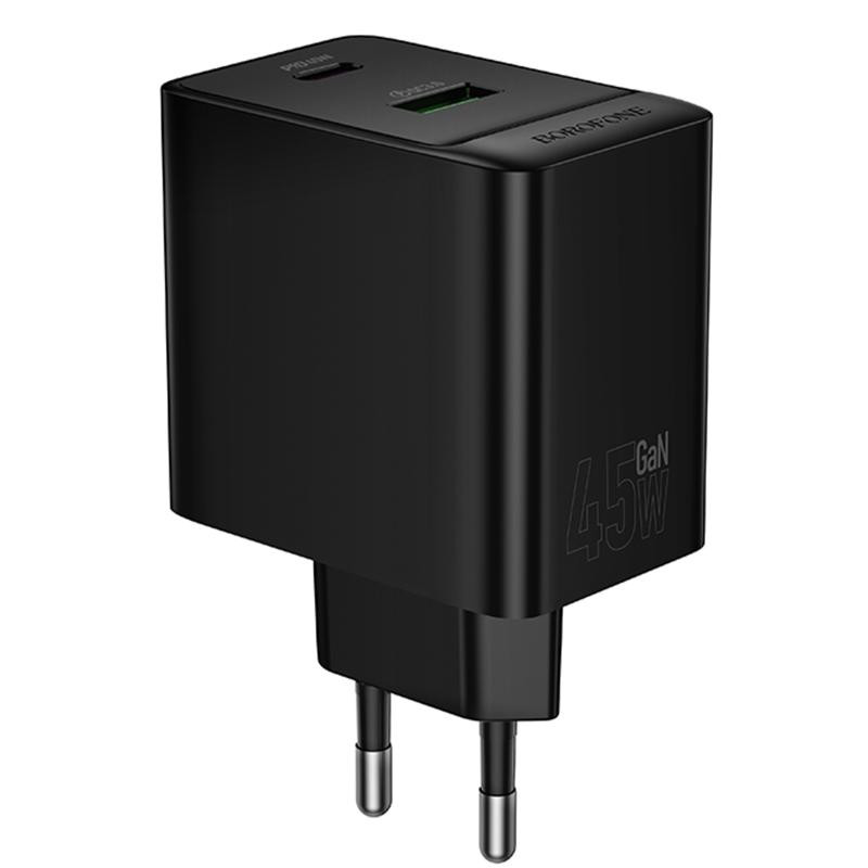 СЗУ Borofone BAS16A Erudite PD45W+QC3.0 (1USB-A/1C) Херсон - зображення 5