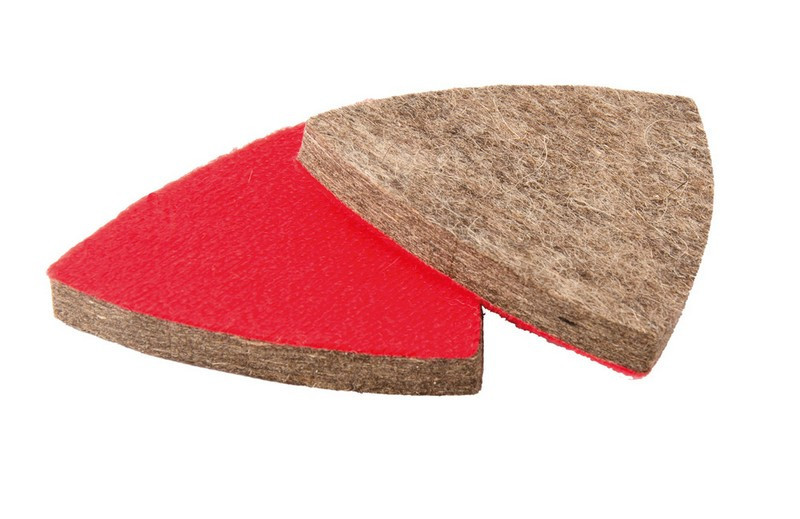 Насадка полировальная на липучке из натурального войлока жесткая влагостойкая для реноватора MASTERT Харьков - изображение 1