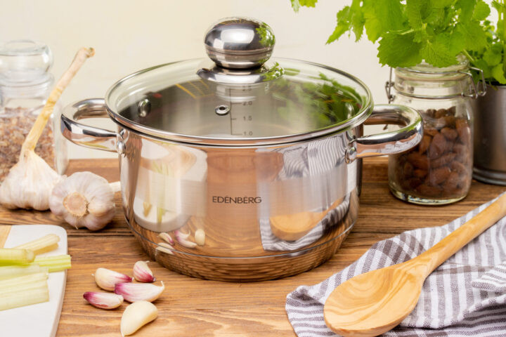 Каструля із кришкою Edenberg EB-3006 22 см 4,8 л Киев - изображение 1