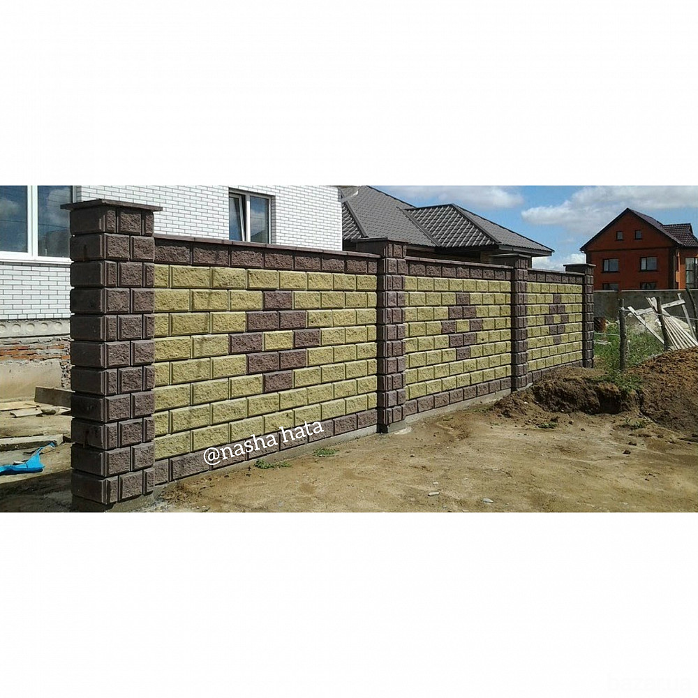 Паркан із блоку декоративного Львів - зображення 2