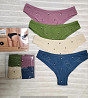 Цветные женские трусы-бразилианы ТМ "Obrana" (Anabel Arto) (арт. 200-20/4) Кривой Рог