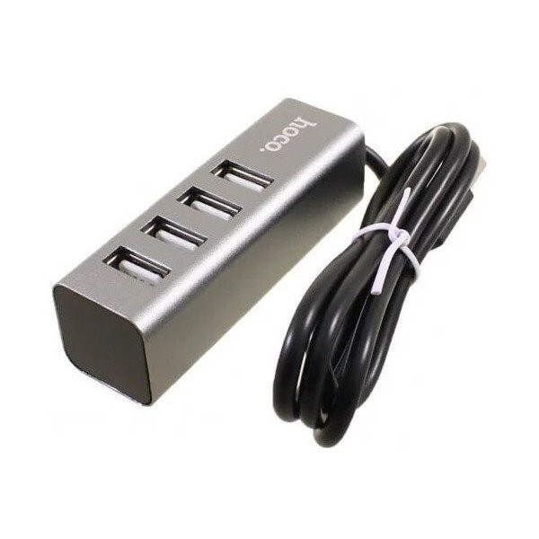 USB HUB HOCO HB1 4USB Line Machine 0.8m Tarnish (Код товару:15862) Харьков - изображение 1