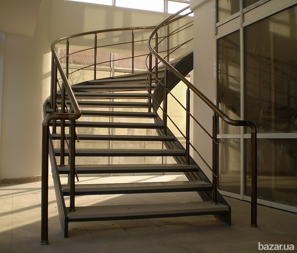 Перила из стекла ограждения из алюминия Одесса - изображение 11