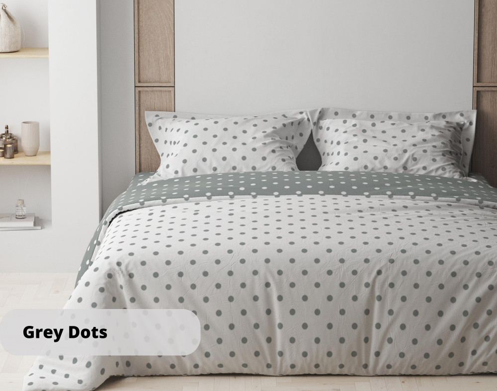 Постільна білизна двоспальна ТЕП Grey Dots 2-00882-25109 180х215 см Киев - изображение 1