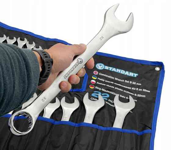 Набор ключей комбинированных 6-32 мм 22 шт. в чехле СТАНДАРТ NKK22ST-S Харків