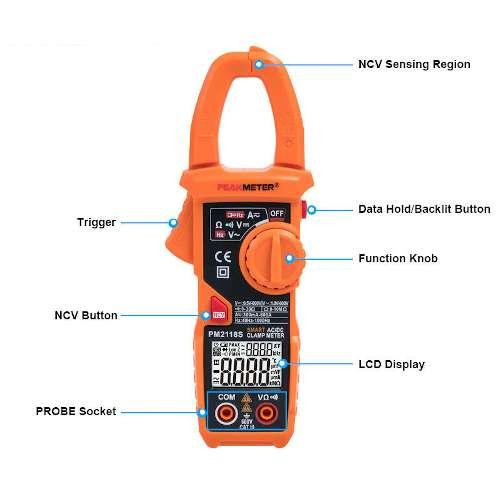 Токовые клещи с мультиметром и термопарой PROTESTER PM2118 Харків - зображення 2