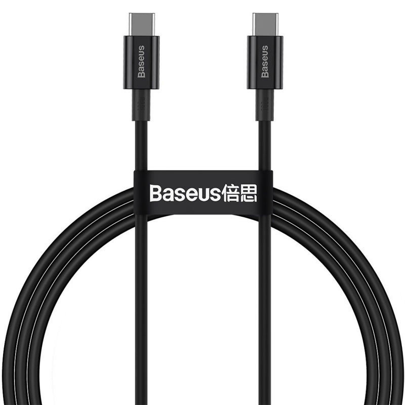 Дата кабель Baseus Superior Series Fast Charging Type-C to Type-C PD 100W (1m) (CATYS-B) Херсон - зображення 1