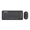 Комплект клавиатуры и мыши компьютерные беспроводные Logitech Pebble 2 Combo Graphite Wireless L920- Киев