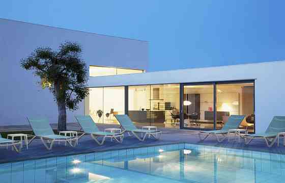 Столик для шезлонга Papatya Wave серо-коричневый Киев