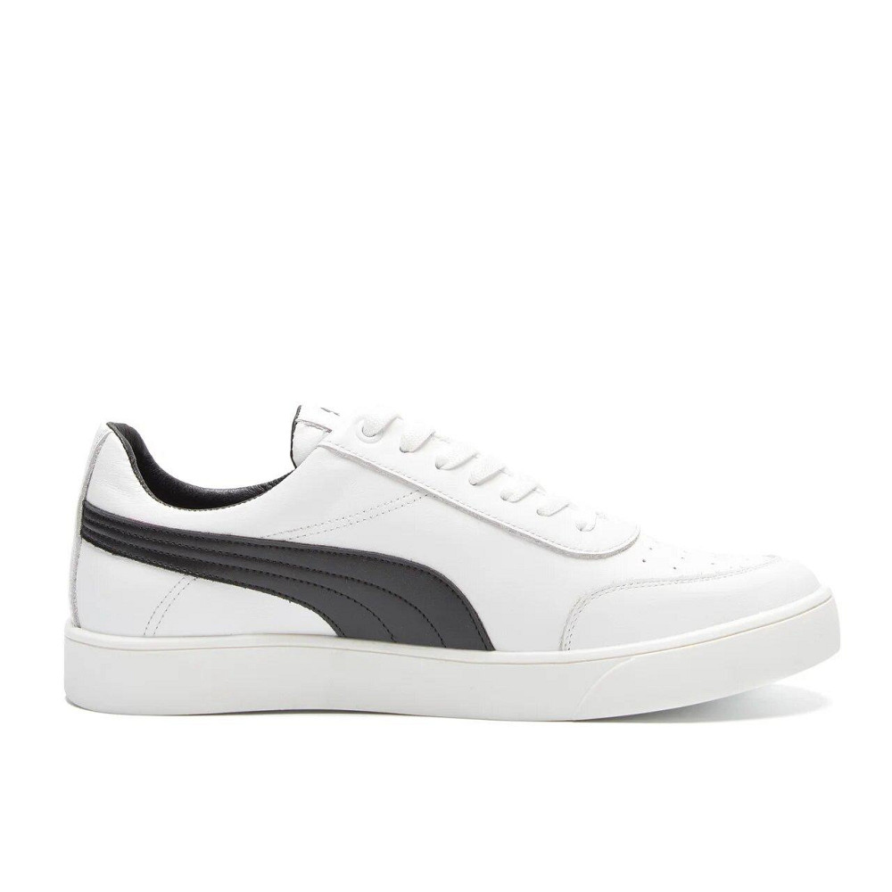 Мужские кожаные кроссовки Pm Ferrari White Киев - изображение 2